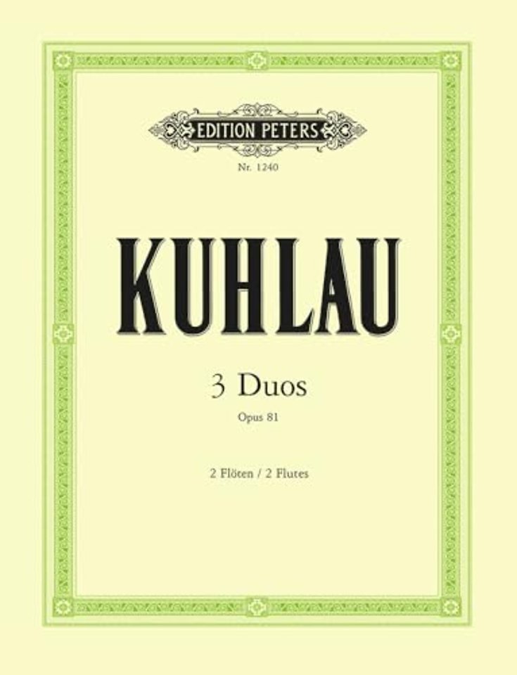 3 Duos for 2 Flutes Op.81