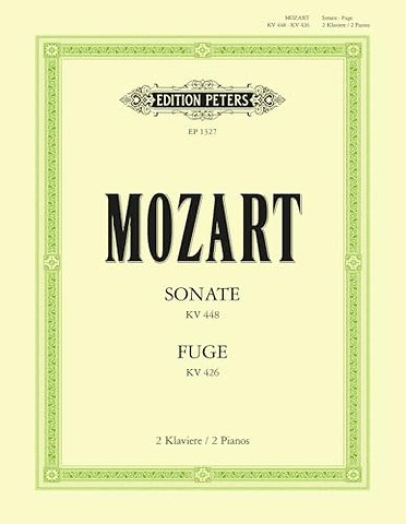 Sonata in D K448; Fugue in C minor K426