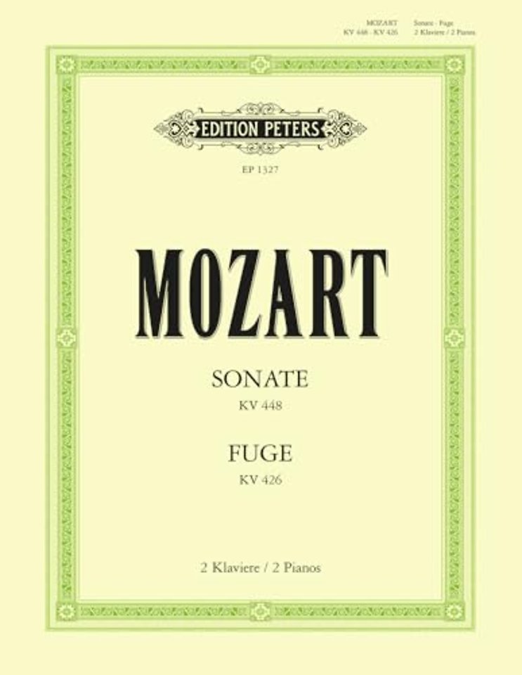 Sonata in D K448; Fugue in C minor K426