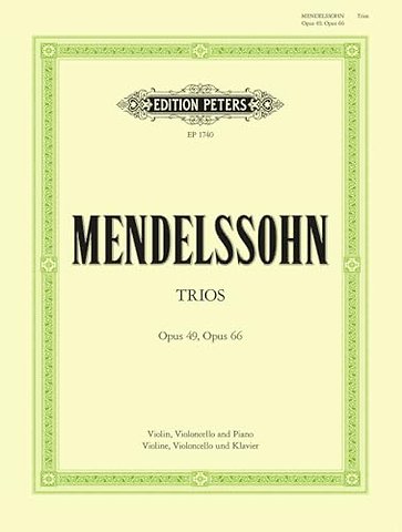 Piano Trios in D minor Op.49; C minor Op.66