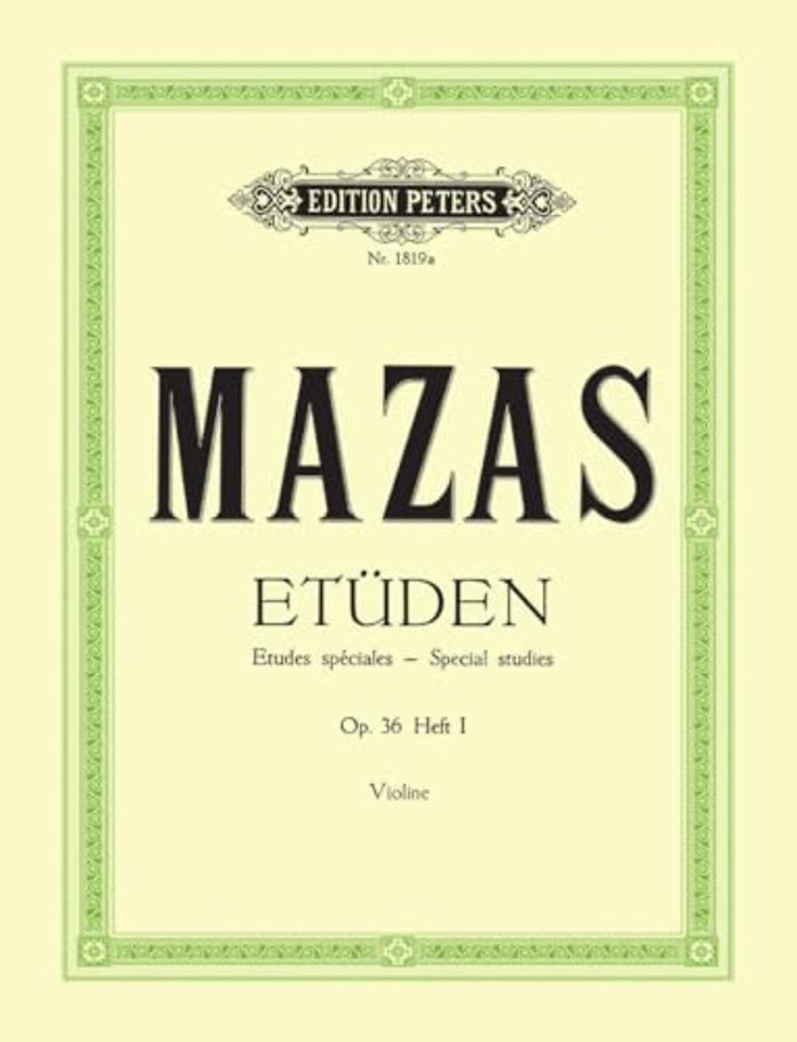 Studies Op. 36 for Violin, Vol. 1: Etudes speciales