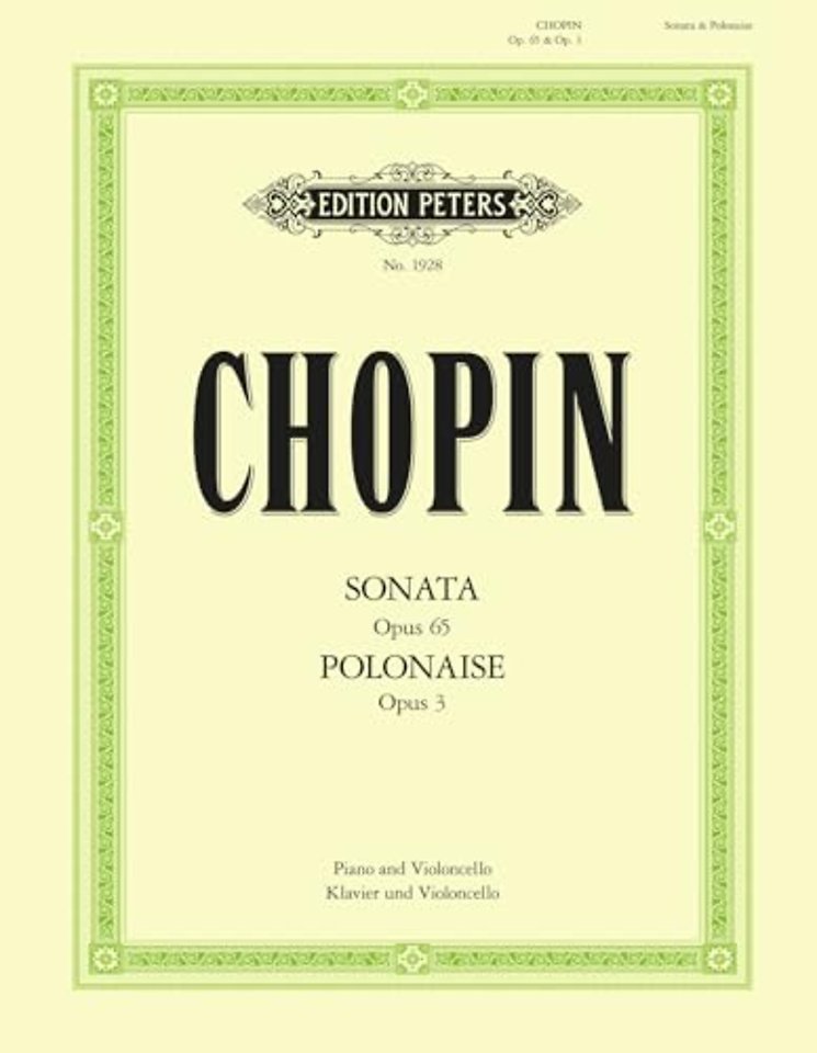 Sonate g-Moll op. 65 und Polonaise C-Dur