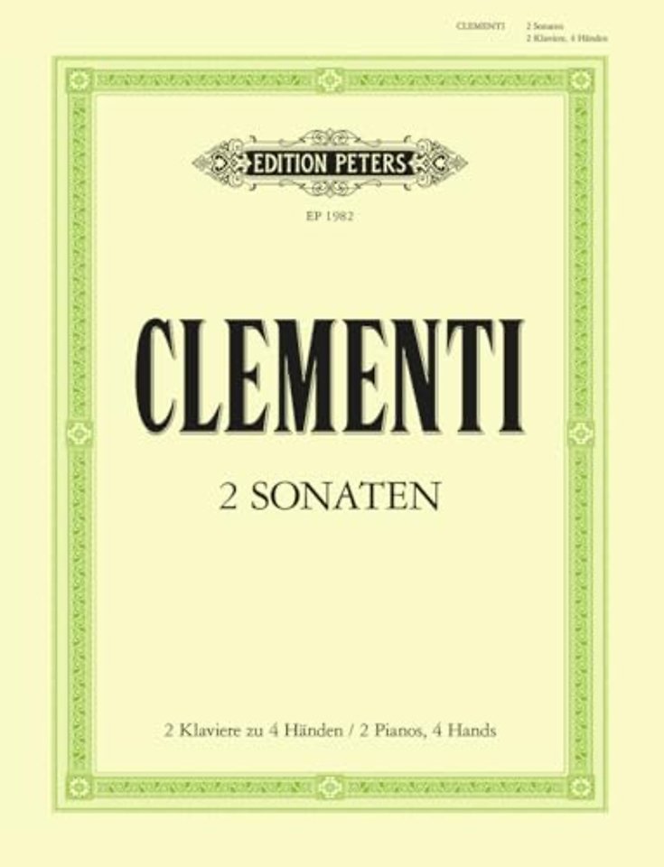 2 Sonatas in b flat, original