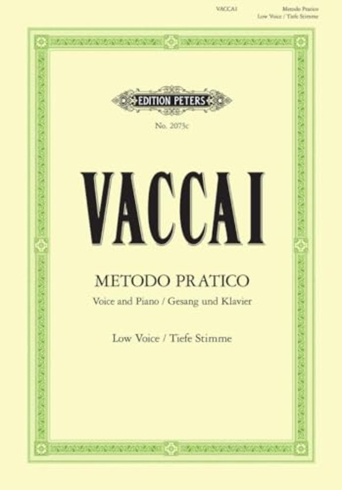 Practical Method (Low Voice and Piano)
