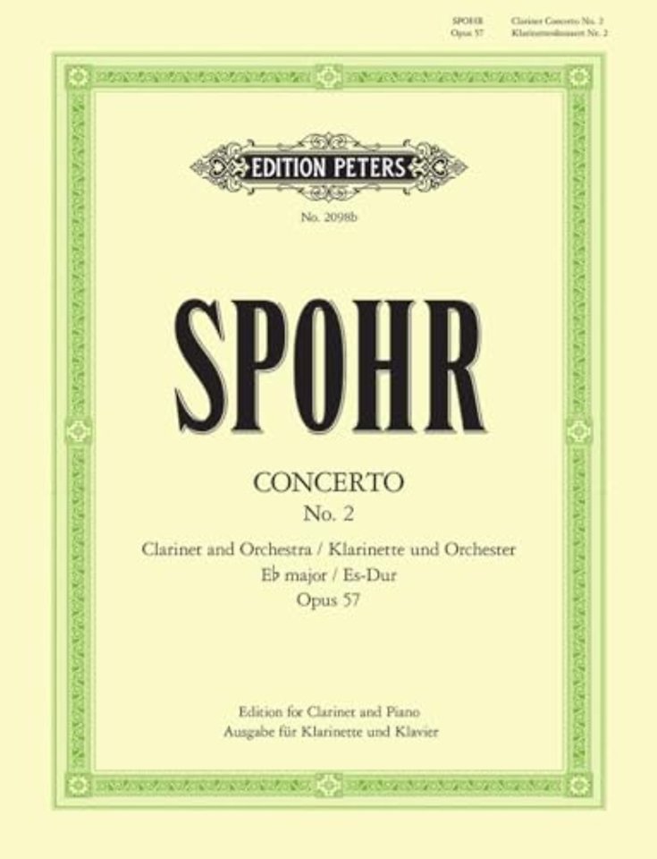 Clarinet Concerto No. 2 in E flat minor Op.57
