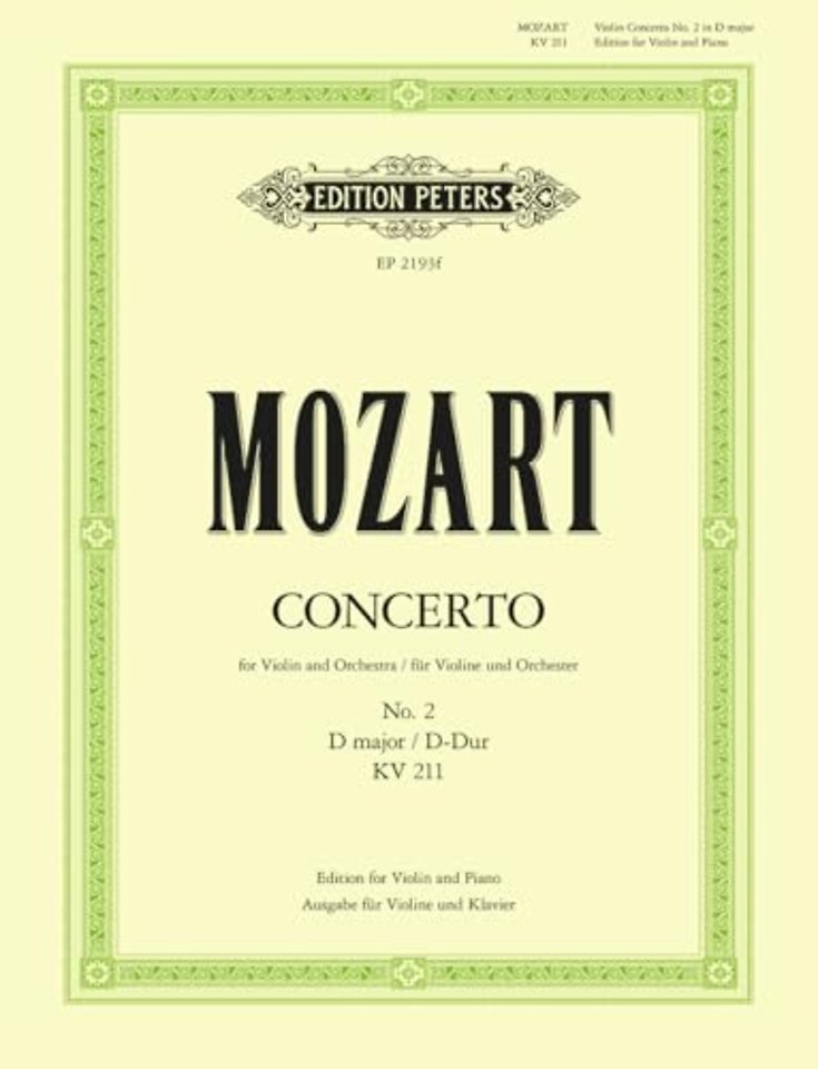 Concerto No. 2 in D K211