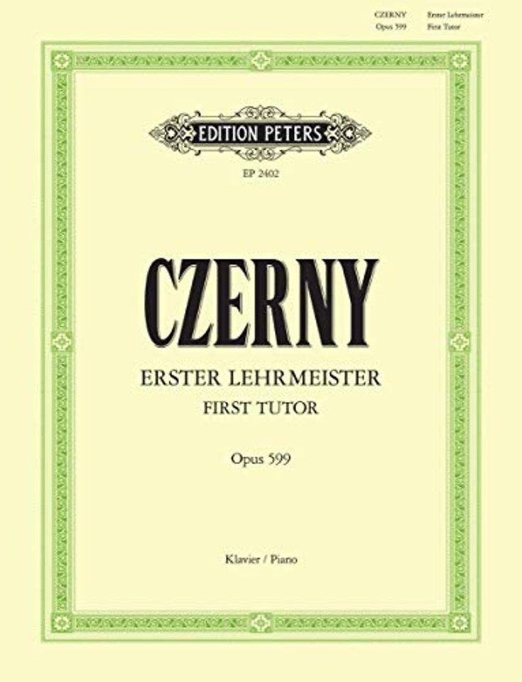 First Tutor Op. 599 for Piano