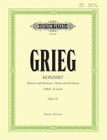 Piano Concerto in A minor Op. 16 Full Score
