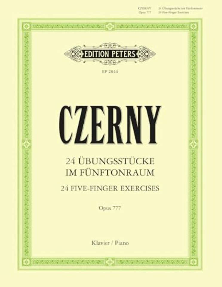 24 Five-Finger Exercises Op.777