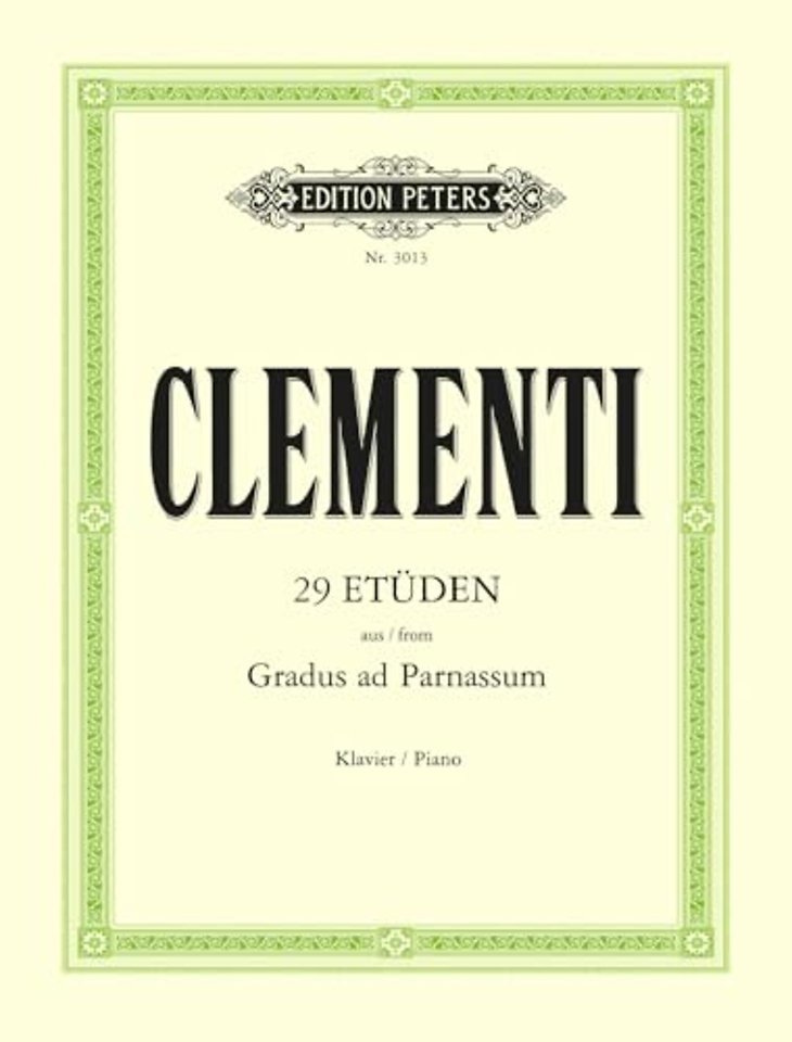 29 Studies from 'Gradus ad Parnassum'