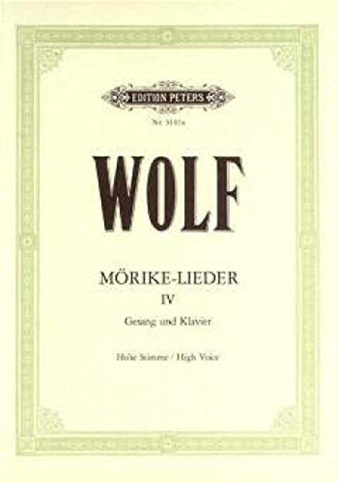 Morike-Lieder Band IV: 53 Lieder