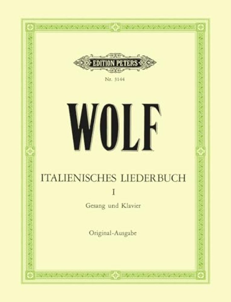 Italienisches Liederbuch" 46 Lieder