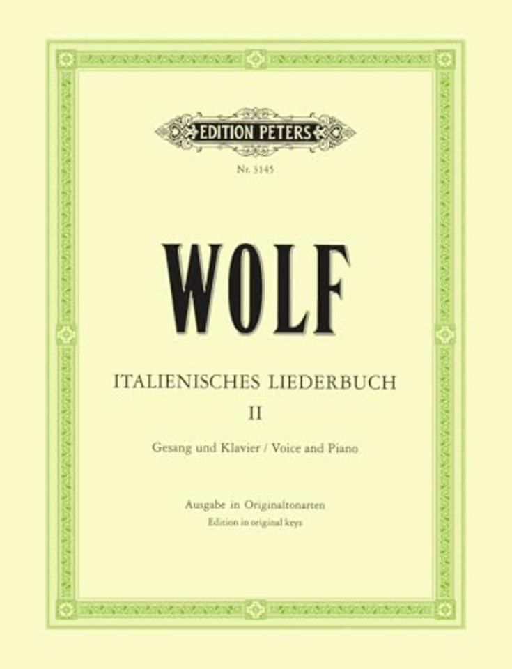 „Italienisches Liederbuch" 46 Lieder