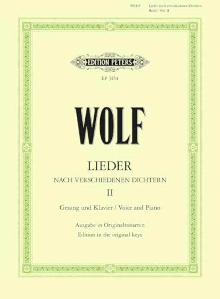 „Lieder nach verschiedenen Dichtern"