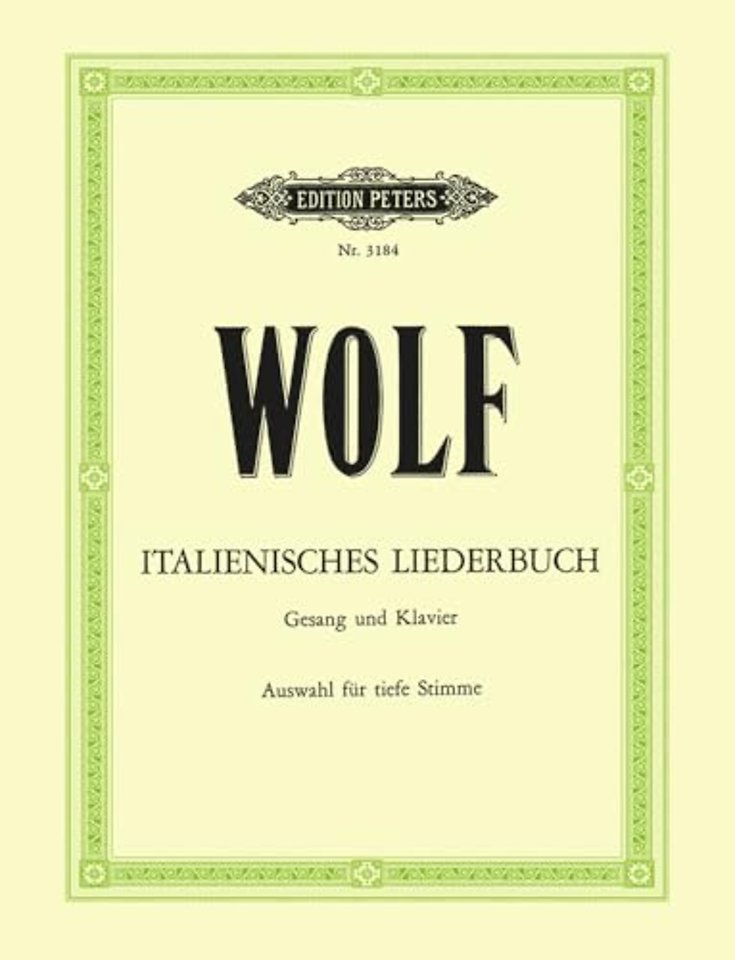 „Italienisches Liederbuch"