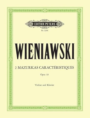 2 Mazurkas Caracteristiques Op. 19