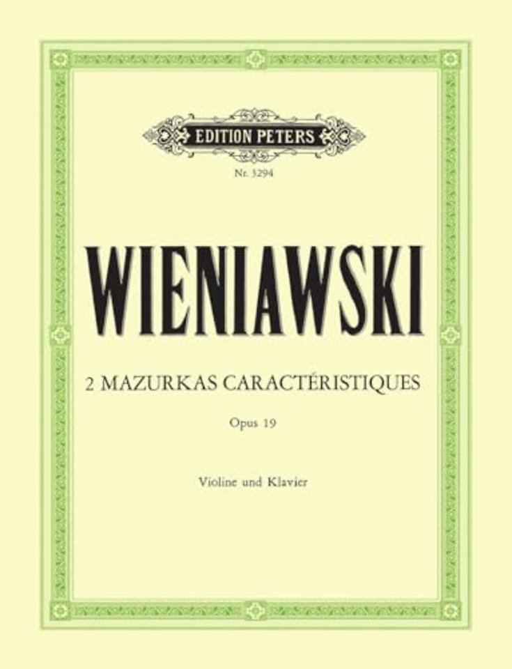 2 Mazurkas Caracteristiques Op. 19