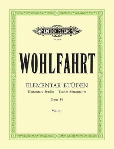 40 Elementary Studies Op. 54 for Violin