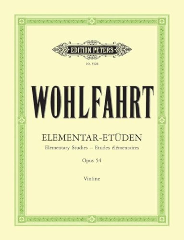 40 Elementary Studies Op. 54 for Violin