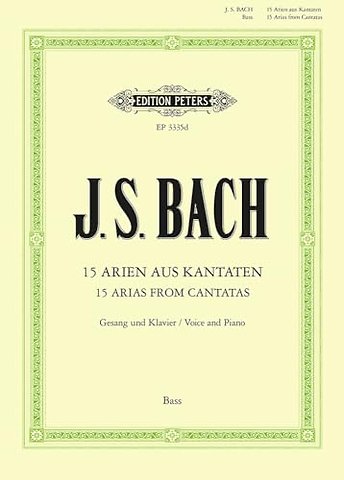 15 Bass Arias from Cantatas