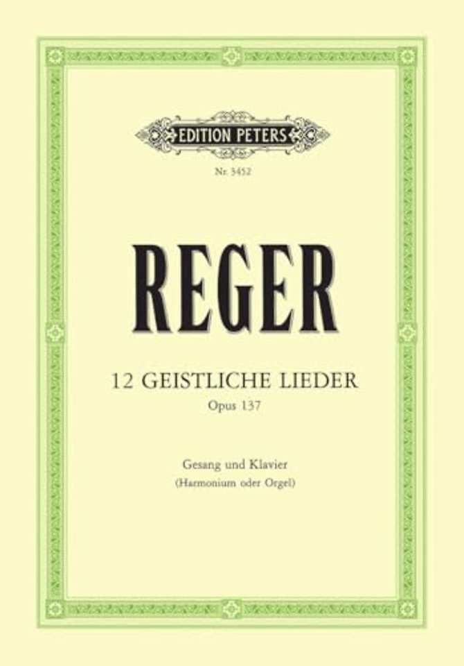 12 Geistliche Lieder Op. 137
