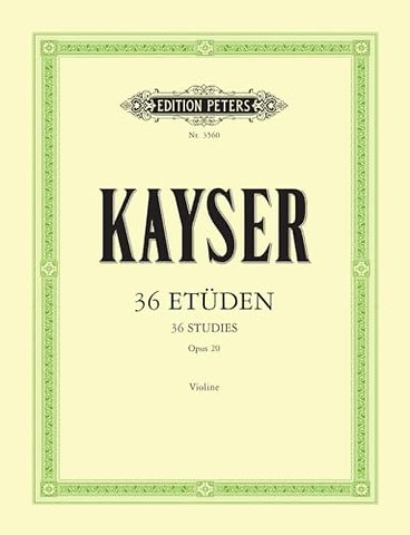36 Studies Op. 20 for Violin