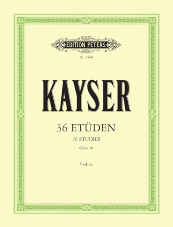 36 Studies Op. 20 for Violin