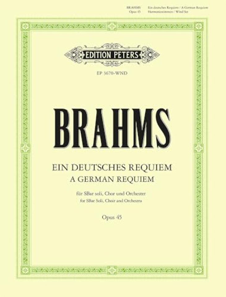 GERMAN REQUIEM OP.45 WIND