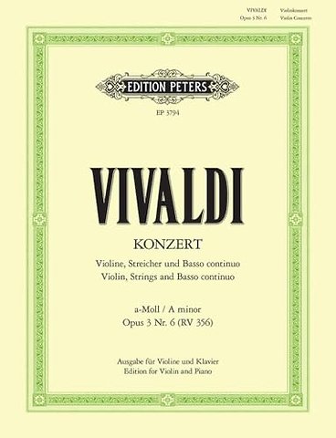 Violin Concerto in A minor Op.3 No. 6 RV 356