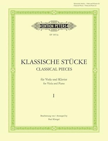 Classical Pieces for Viola Vol.1