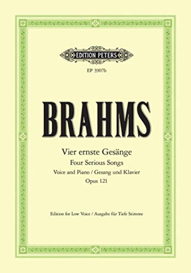 4 Serious Songs Op.121