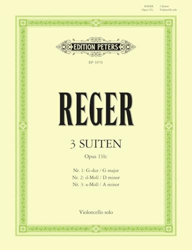 3 Suites Op.131c for Solo Cello