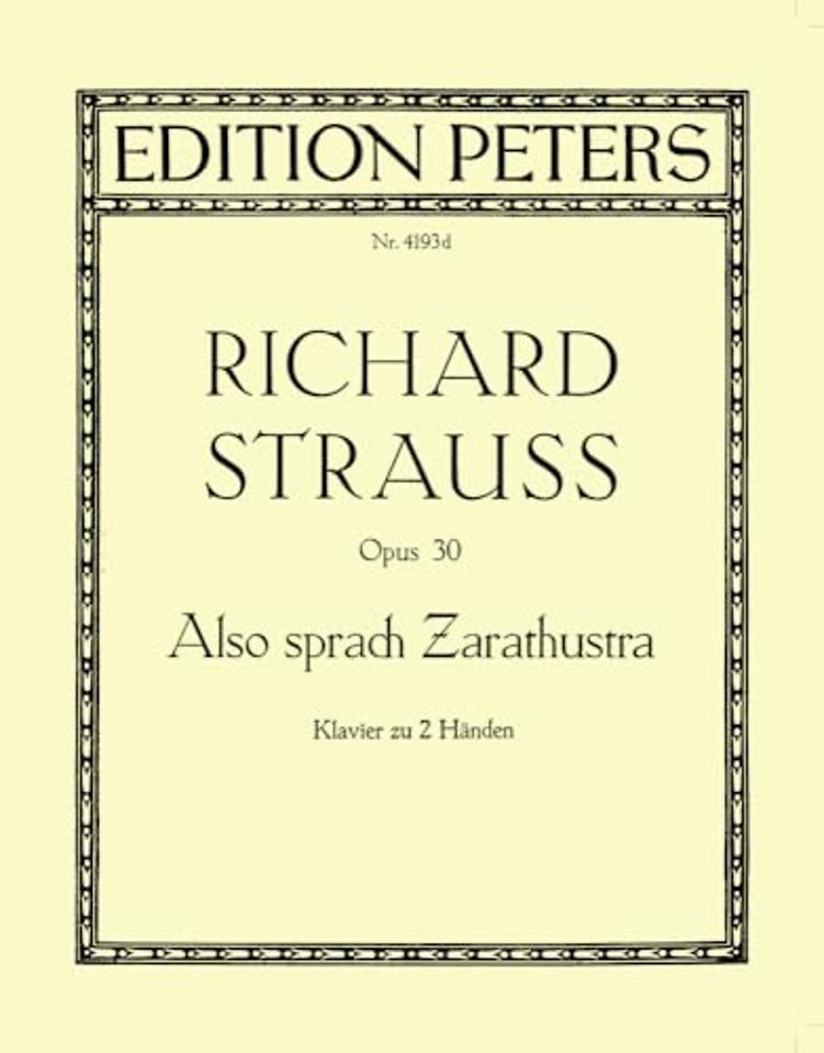 Also sprach Zarathustra Op.30