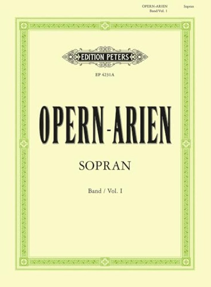 Opernarien fur Sopran (Band 1)