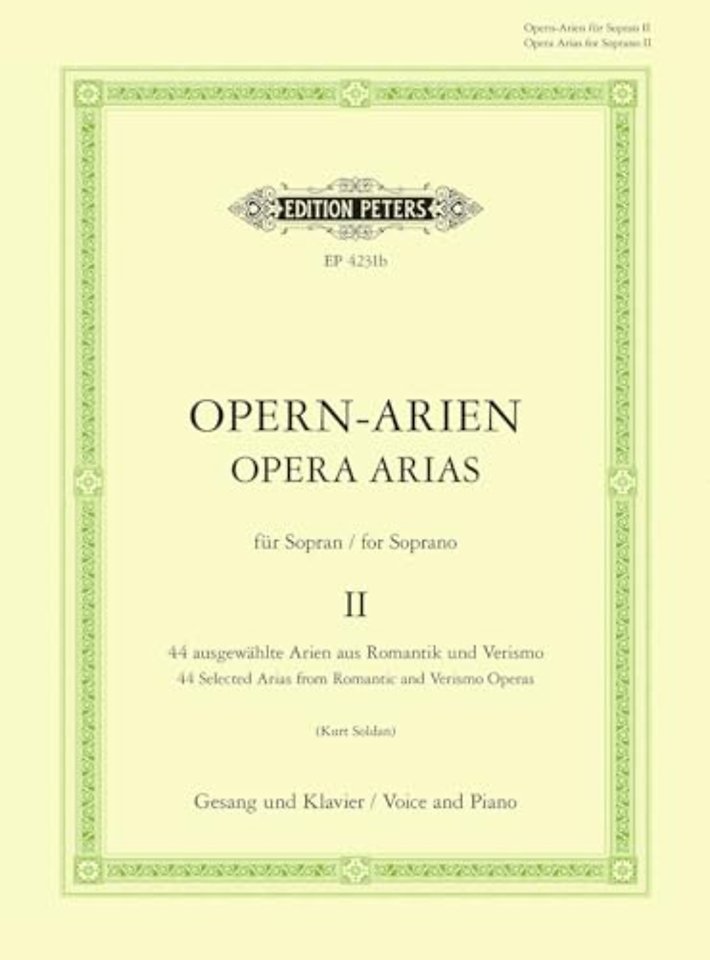 Opernarien fur Sopran (Band 2)