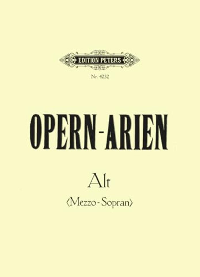 Opernarien fur Alt/Mezzosopran