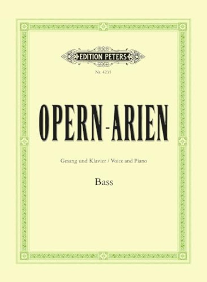 Opernarien fur Bass