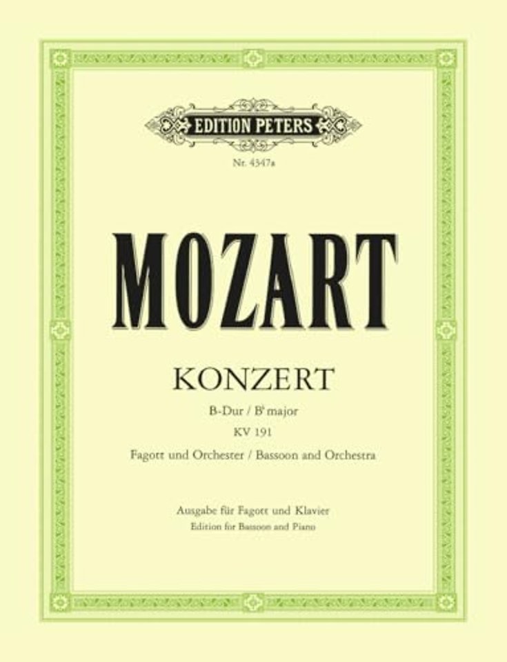 Concerto No. 1 in B flat K191