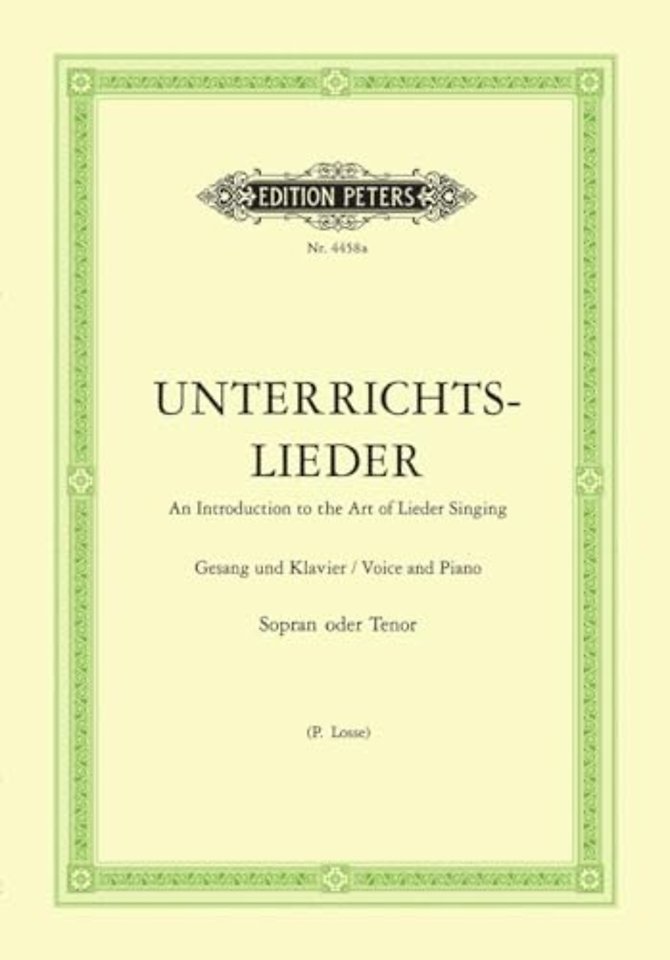 Album of 60 Lieder from Bach to Reger (High Voice)