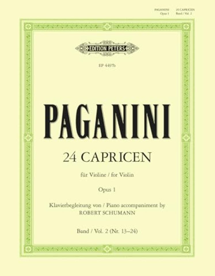 24 Caprices with Piano accompaniment, Vol.2