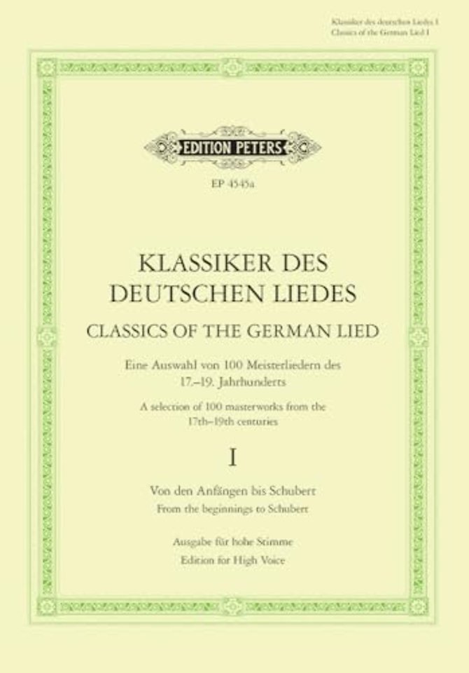 Klassiker des deutschen Liedes