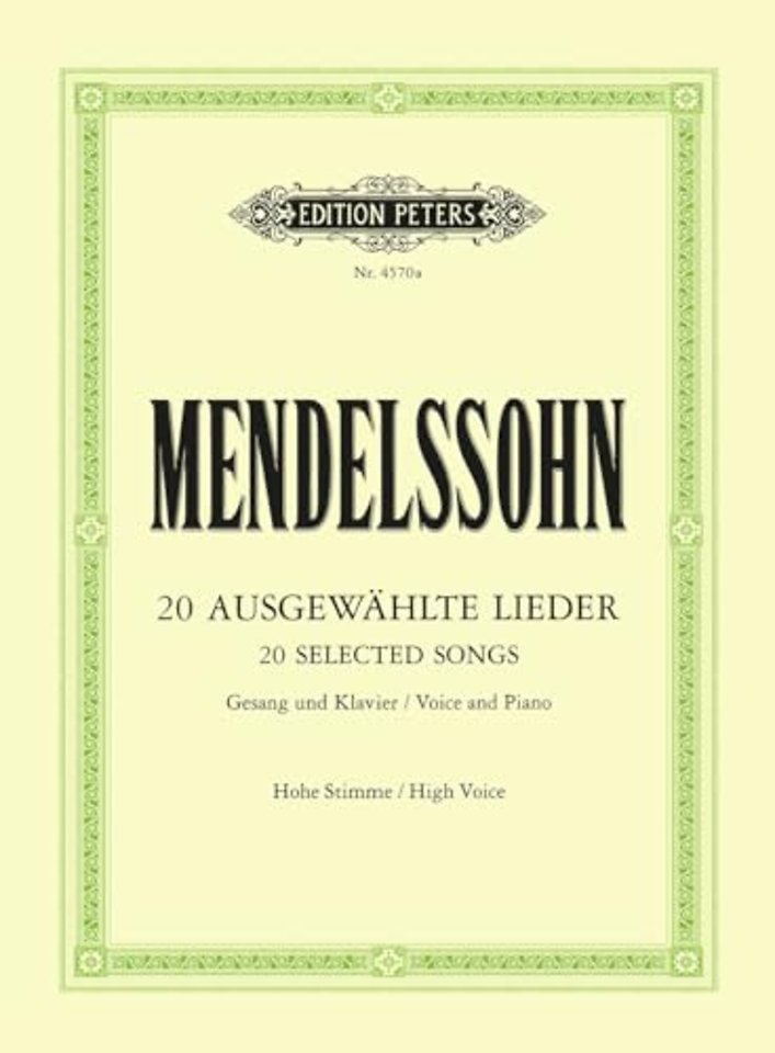 20 ausgewahlten Lieder