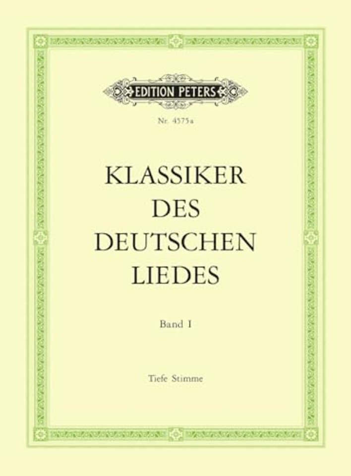 Klassikern des deutschen Liedes