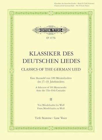 Klassikern des deutschen Liedes