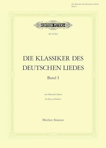 Klassikern des deutschen Liedes