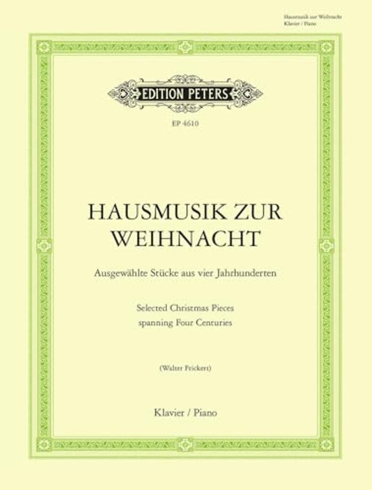 Hausmusik zur Weihnacht (Christmas Music)