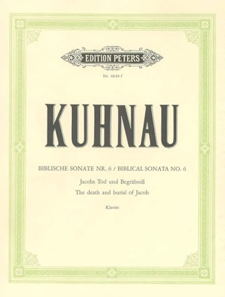 6 Sonatas Depicting Stories from the Bible: Sonata No. 6