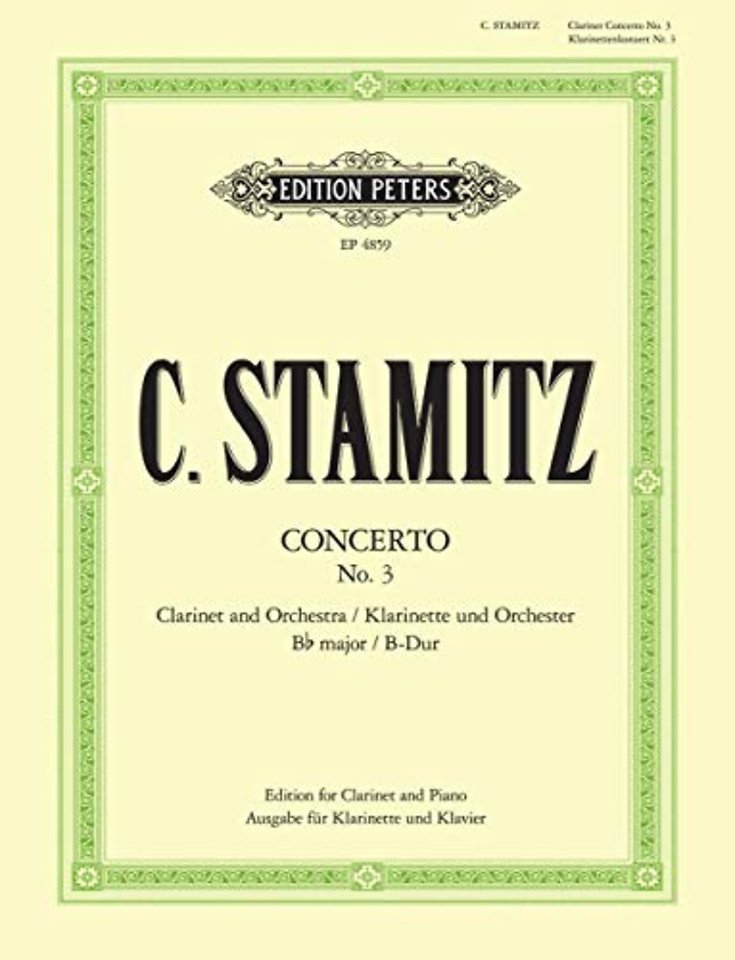 Clarinet Concerto No. 3 in B flat