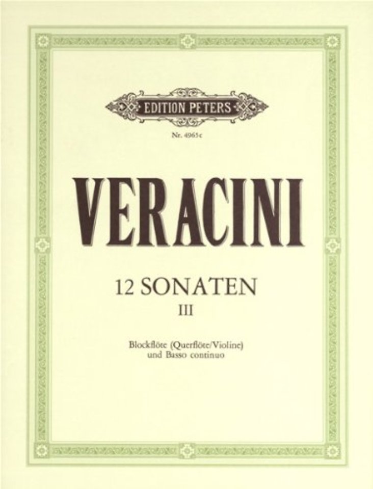 12 Sonatas Op.1 Vol.3