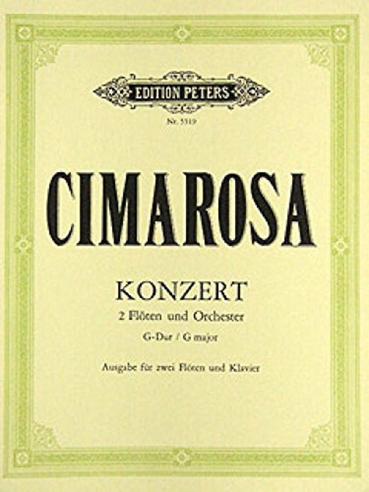 Concerto in G for 2 Flutes & Orchestra